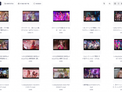 日本东京六本木表演俱乐部 ROKUSAN ANGEL（BurlesqueTokyo）视频合集 [ 348GB ]